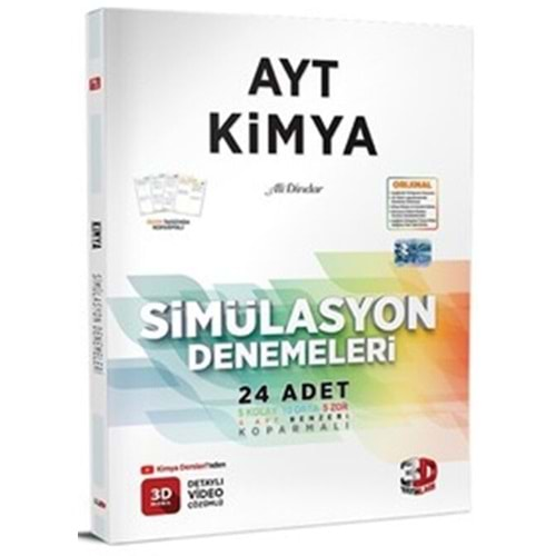 ÇÖZÜM 3D AYT KİMYA SİMÜLASYON DENEMELERİ-2025