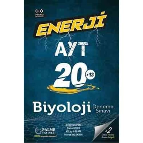 PALME AYT BİYOLOJİ ENERJİ 20X13 DENEME SINAVI