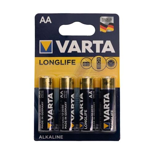 VARTA ALKALİN LONGLİFE AA 4 LÜ PİL