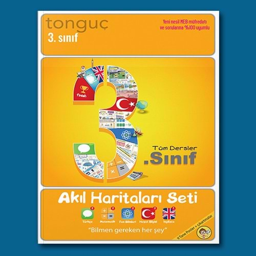 TONGUÇ 3.SINIF TÜM DERSLER AKIL HARİTALARI SETİ