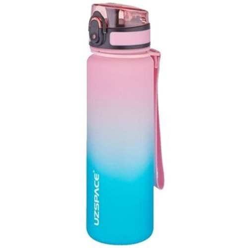 UZSPACE 500 ML TRITAN MATARA (PİNK-CYAN)-3026