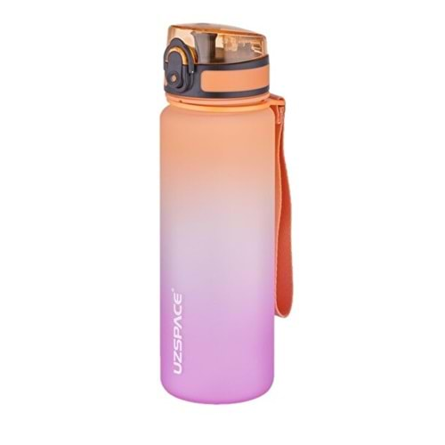 UZSPACE 500 ML TRITAN MATARA (ORANGE-PURPLE)-3026