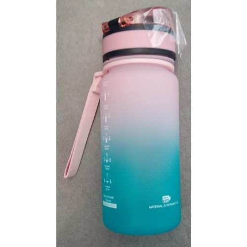 UZSPACE 350 ML TRITAN MATARA (PİNK-CYAN)-3034