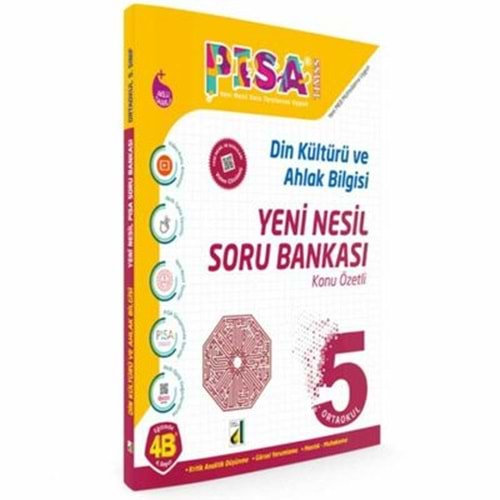 DAMLA PİSA 5.SINIF DİN KÜLTÜRÜ VE AHLAK BİLGİSİ KONU ÖZETLİ YENİ NESİL SORU BANKASI