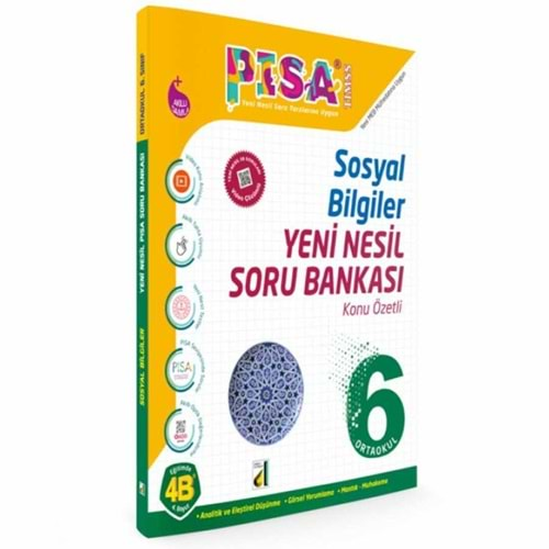 DAMLA PİSA 6.SINIF SOSYAL BİLGİLER YENİ NESİL SORU BANKASI