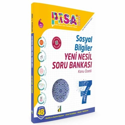 DAMLA PİSA 7.SINIF SOSYAL BİLGİLER YENİ NESİL SORU BANKASI