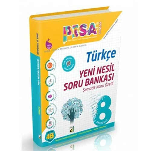 DAMLA PİSA 8.SINIF TÜRKÇE KONU ÖZETLİ YENİ NESİL SORU BANKASI