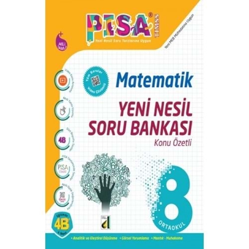 DAMLA PİSA 8.SINIF MATEMATİK KONU ÖZETLİ YENİ NESİL SORU BANKASI