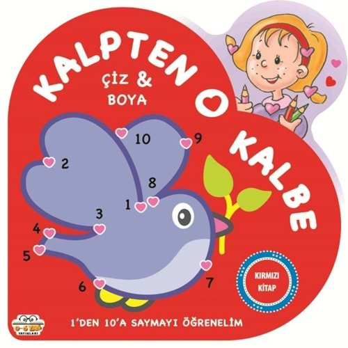 KALPTEN KALBE KIRMIZI KİTAP-0-6 YAŞ YAYINLARI