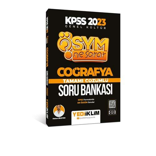 YEDİİKLİM KPSS 2023 GENEL KÜLTÜR ÖSYM NE SORAR COĞRAFYA TAMAMI ÇÖZÜMLÜ SORU BANKASI