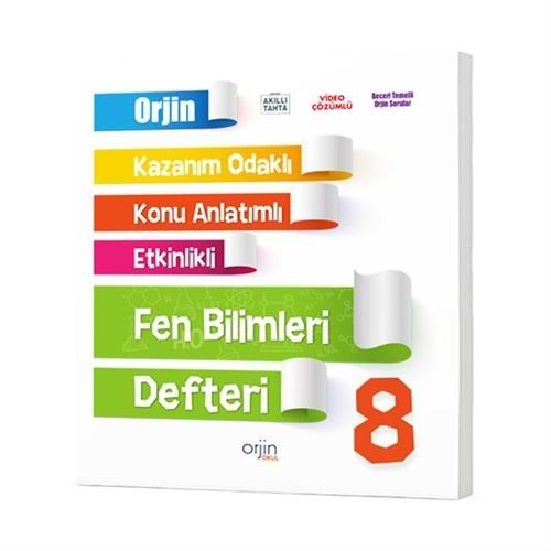 ORJİN 8.SINIF FEN BİLİMLERİ DEFTERİ