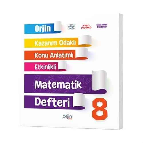 ORJİN 8.SINIF MATEMATİK DEFTERİ