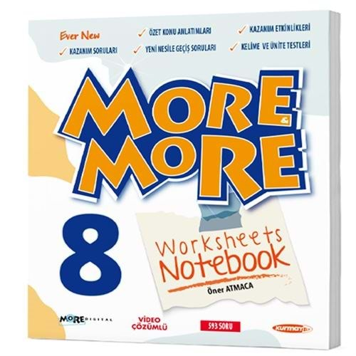 KURMAY 8.SINIF MORE&MORE WORKSHEETS NOTEBOOK