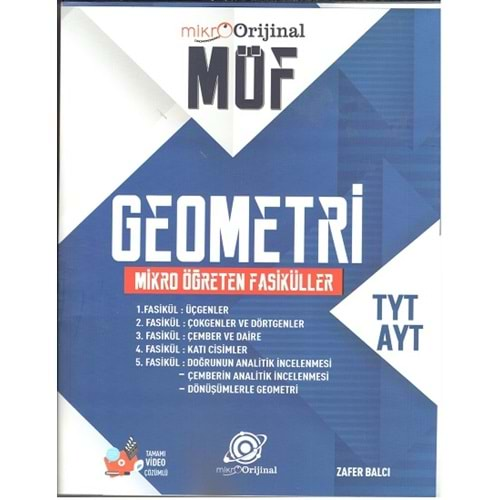 MİKRO ORİJİNAL TYT AYT GEOMETRİ MÖF MİKRO ÖĞRETEN FASİKÜLLER SET-2025