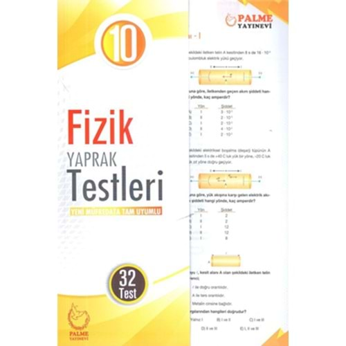 PALME 10. SINIF FİZİK YAPRAK TESTLERİ