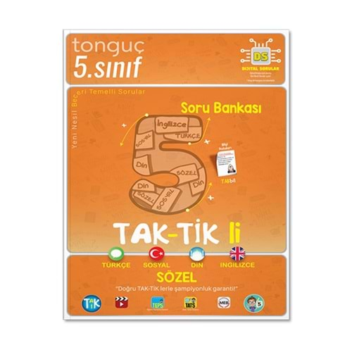 TONGUÇ 5.SINIF TAK-TİKLİ SÖZEL SORU BANKASI