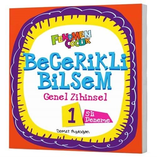 GAMA FENOMEN ÇOCUK 1.SINIF BECERİKLİ BİLSEM GENEL ZİHİNSEL 5 Lİ DENEME