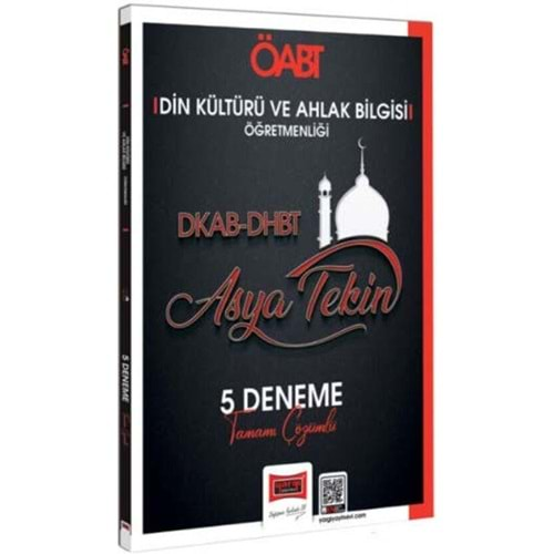 YARGI ÖABT DKAB-DHBT DİN KÜLTÜRÜ VE AHLAK BİLGİSİ ÖĞRETMENLİĞİ TAMAMI ÇÖZÜMLÜ 5 DENEME-2024