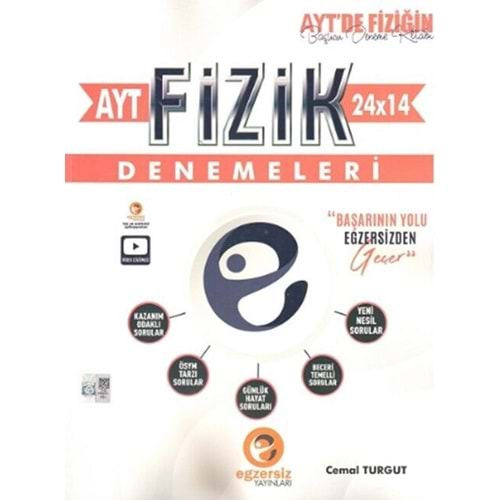 EGZERSİZ AYT FİZİK 24*14 DENEMELERİ-2024