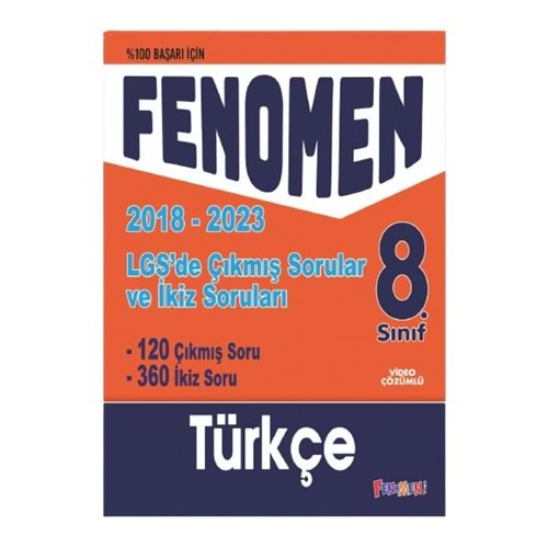 GAMA FENOMEN 8.SINIF LGS TÜRKÇE ÇIKMIŞ SORULAR VE İKİZ SORULARI(2018-2023)