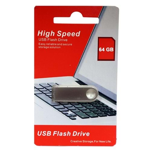 ELBA 64GB METAL 2.0 USB FLASH BELLEK