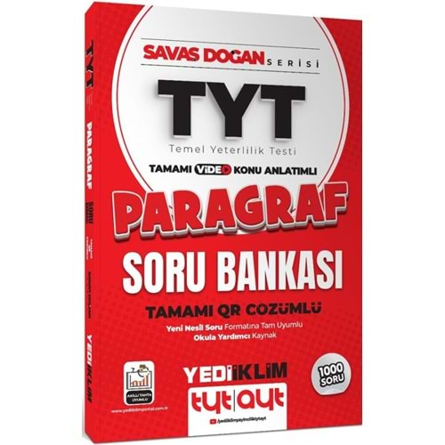 YEDİİKLİM TYT 2025 SAVAŞ DOĞAN SERİSİ TAMAMI VİDEO KONU ANLATIMLI PARAGRAF SORU BANKASI