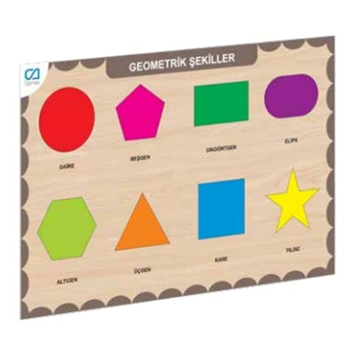 CA GAMES AHŞAP GEOMETRİK ŞEKİLLER BULTAK-CAAHS-3204