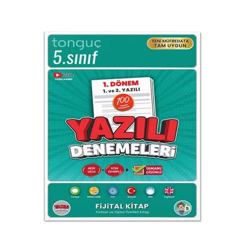 TONGUÇ 5.SINIF YAZILI DENEMELERİ 1.DÖNEM 1.VE 2.YAZILI