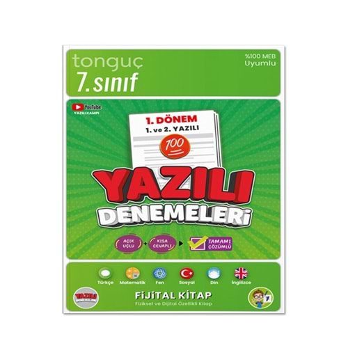 TONGUÇ 7.SINIF YAZILI DENEMELERİ 1.DÖNEM 1.VE 2.YAZILI