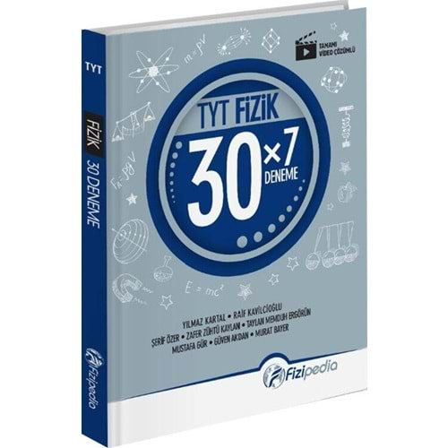 FİZİPEDİA YAYINLARI TYT FİZİK 30*7 DENEME-2025