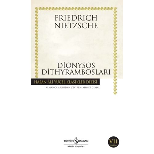 DİONYSOS DİTHYRAMBOSLARI-FRİEDRİCH NİETZSCHE-İŞ BANKASI