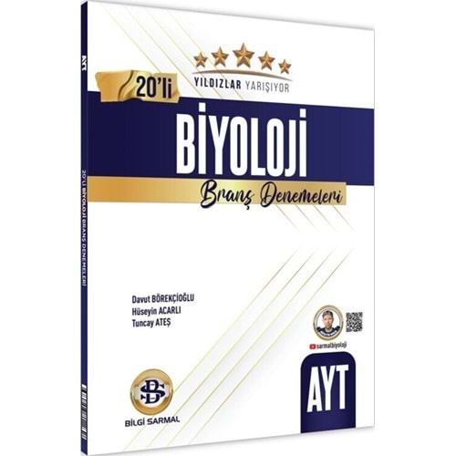 BİLGİ SARMAL AYT BİYOLOJİ YILDIZLAR YARIŞIYOR 20 Lİ BRANŞ DENEMELERİ-2025