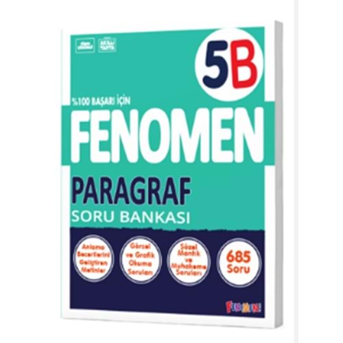 GAMA FENOMEN 5.SINIF PARAGRAF (B) SORU BANKASI