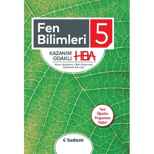 TUDEM 5.SINIF FEN BİLİMLERİ KAZANIM ODAKLI HBA