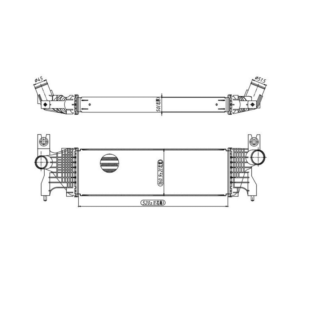 Suzuki Vitara 1.6 ddis 2015-2018 APK416D iNTERCOOLER Radyatörü
