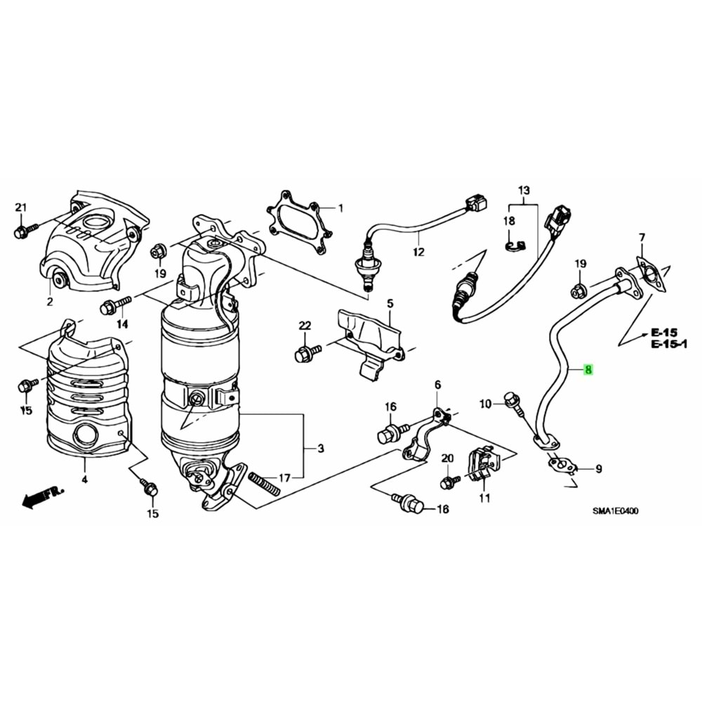 Honda Civic 2006-2012 1.6 R16 Egr Borusu