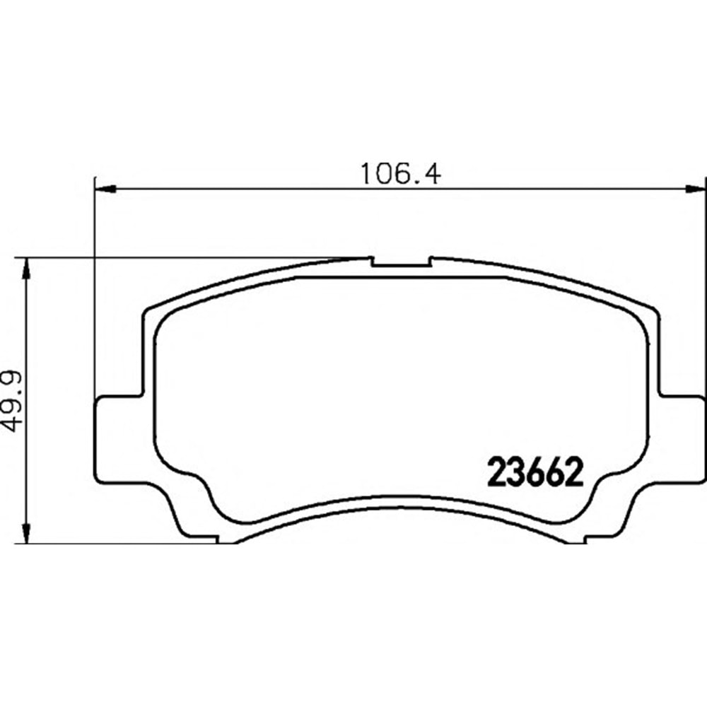 ÖN FREN BALATASI SUZUKİ WAGON SR410 98>-