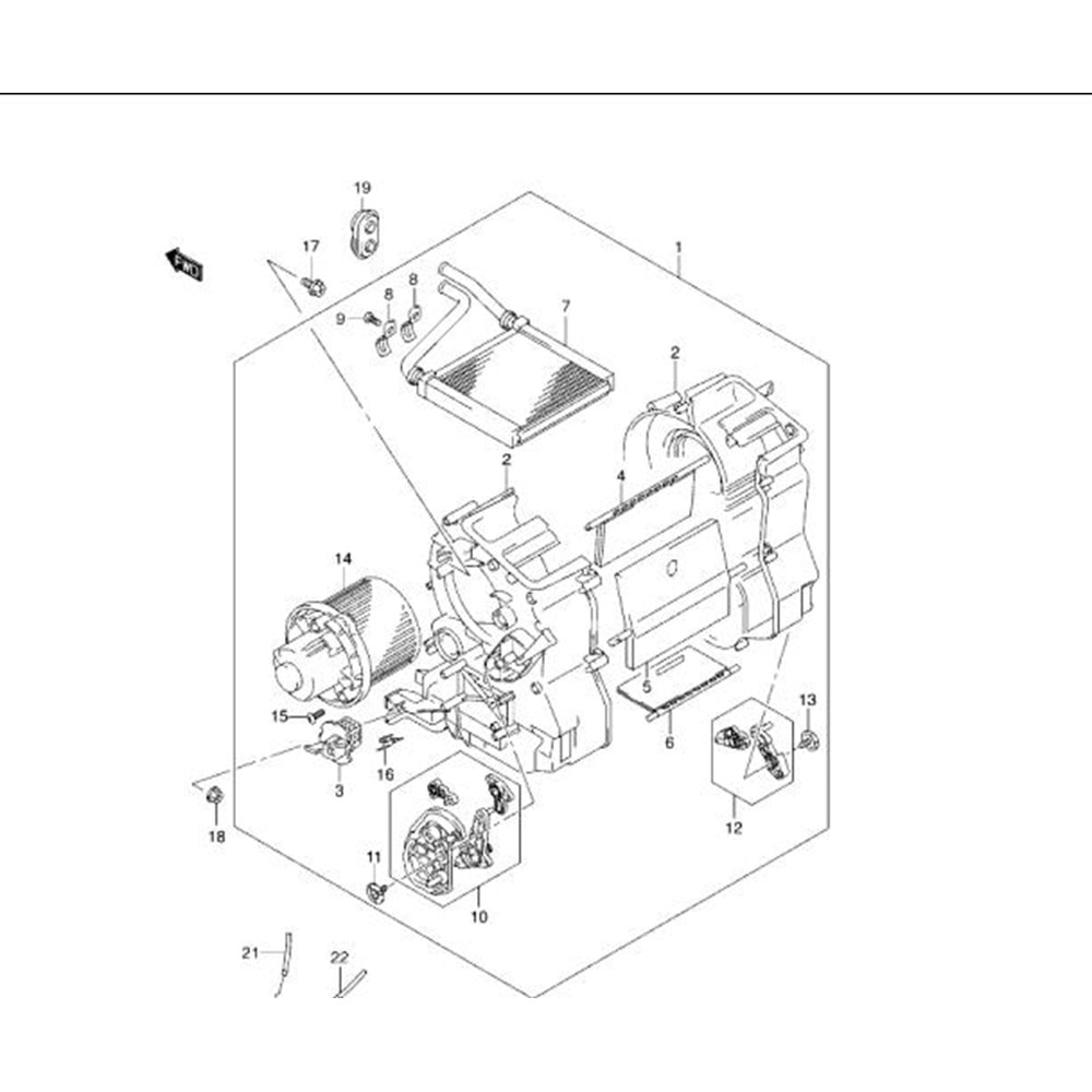 Suzuki Jimny Kalarifer Kutusu Kompe Çıkma