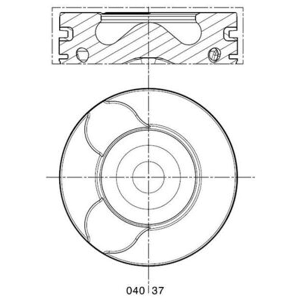 Piston Sekman 060 Peugeot 307 308 407 607 DW10 85.60MM