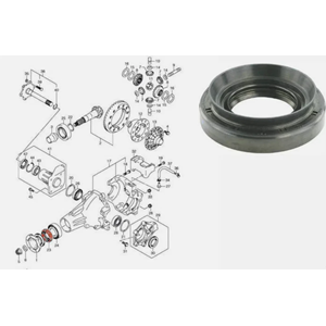 Suzuki Grand Vitara 06-12 Arka Ön Difransiyel Maruti Keçesi