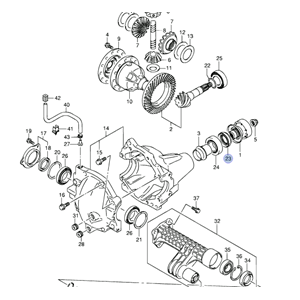 Suzuki Grand Vitara 06-12 Arka Ön Difransiyel Maruti Keçesi