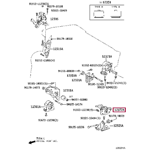 Toyota COROLLA 1.4 D4D 5.VITES 2007-2009 Şanzuman Takozu Sol