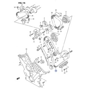 Suzuki Grand Vitara V6 H20A H25A H27A Motor Triger Zincir 1Nolu
