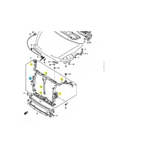 Suzuki Splash RADYATÖR ALT TRAVERSİ