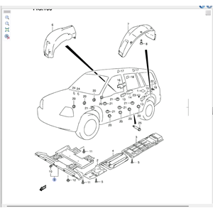 Suzuki Grand Vitara Xl7 2.0 02-06 Motor Alt Koruma Plastiği