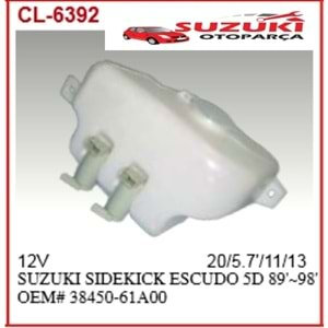 SİLECEK SU DEPOSU SUZUKİ VİTARA 5K 1990-2003