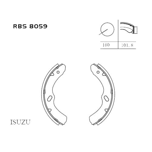 Isuzu NPR66 CHAMPION FREN BALATASI PABUC ÖN VEYA ARKA