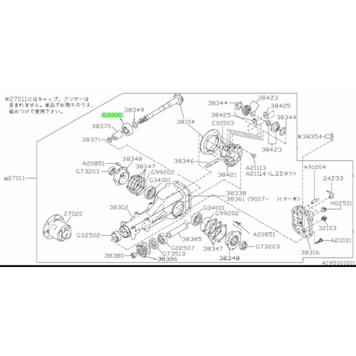 subaru impreza 1995- wrx marutti bilyası