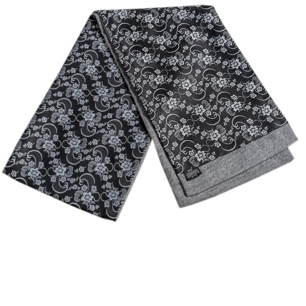 Black Paisley Mens Scarf