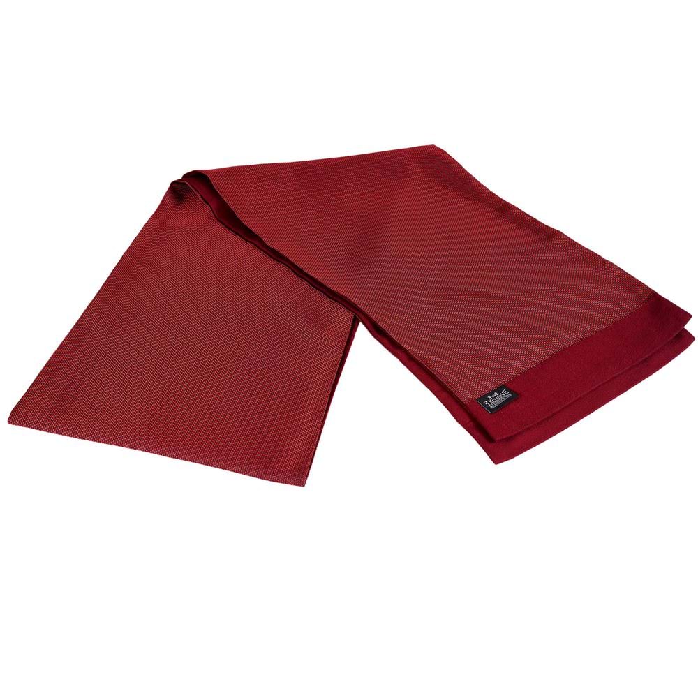 Red Birds Eye Geometric Classic Mens Scarf
